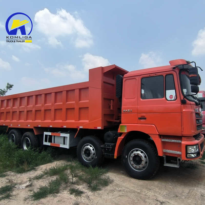 Téléchargement hydraulique à bascule ventrale Shacman F3000 8X4 camion poubelle usagé au Zimbabwe
