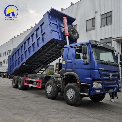 Truck de décharge HOWO 8X4 12 roues 371HP 380HP 400HP Style de levage avant Bon état