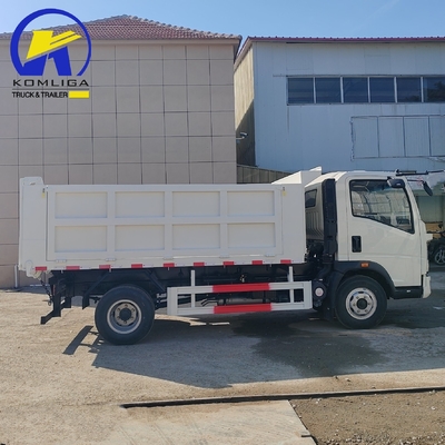 Conception de pneus radiaux 2024 Sinotruk HOWO 4X2 Mini camion de décharge avec une cabine couchette et climatisation
