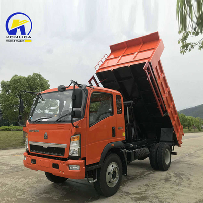 4x2 Sinotruk HOWO Mini Dump Truck à 6 roues avec une dimension de seau de 20cbm