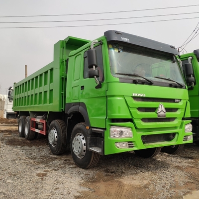 Le WD615.47.D12.42 Moteur Sinotruk HOWO 6X4 Couleur verte camion de décharge à bascule d'occasion