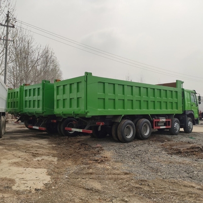 Le WD615.47.D12.42 Moteur Sinotruk HOWO 6X4 Couleur verte camion de décharge à bascule d'occasion