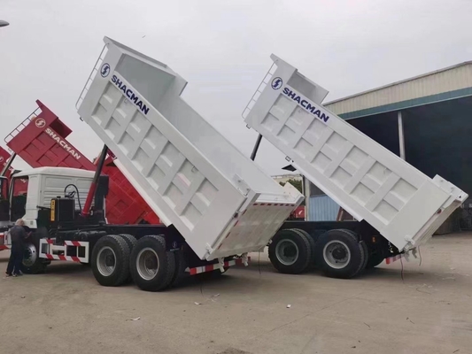 Shacman 6X4 10 roues 30t Tipper pour l'Afrique avec Hw76 cabine et pièces de rechange Support