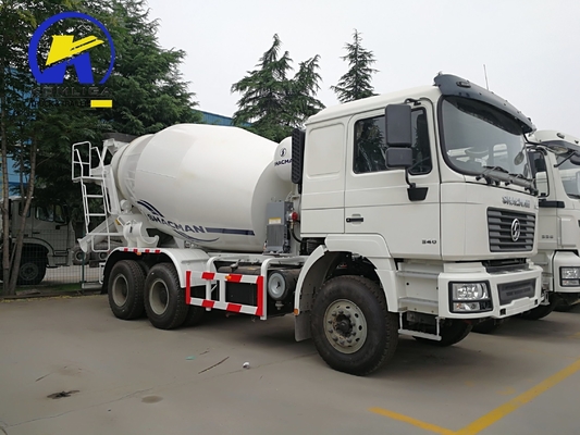 340 chevaux Shacman F2000 6X4 10 roues mélangeur de ciment camion poudre en vrac avec 300L réservoir de carburant