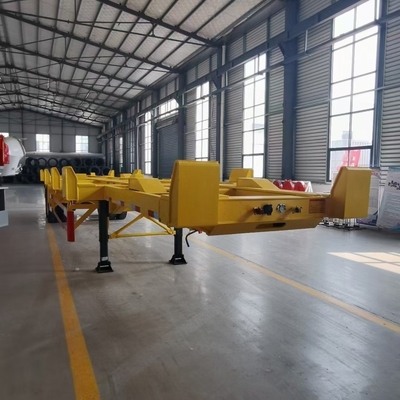 3 essieux chassis de transport de conteneurs 20FT 40FT squelette semi-remorque pour conteneurs 1X20FT
