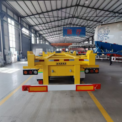 3 essieux chassis de transport de conteneurs 20FT 40FT squelette semi-remorque pour conteneurs 1X20FT