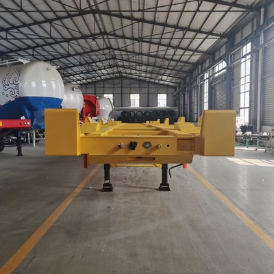 3 essieux chassis de transport de conteneurs 20FT 40FT squelette semi-remorque pour conteneurs 1X20FT