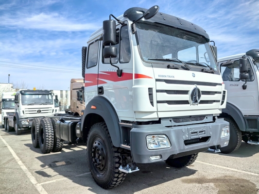 Beiben 6X4 6X6 380HP 420HP 10 Wheeler 2642 2638 North Benz Poids lourd camion de chargement Tête de tracteur camion au Congo