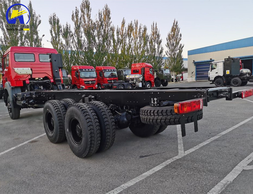 Conception de pneus radiaux North Benz 12 roues châssis camion de chargement sur demande