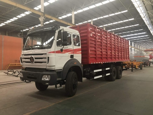 Beiben 10 roues 6X4 camion de marchandises avec Euro 2 norme d'émission et type de carburant diesel