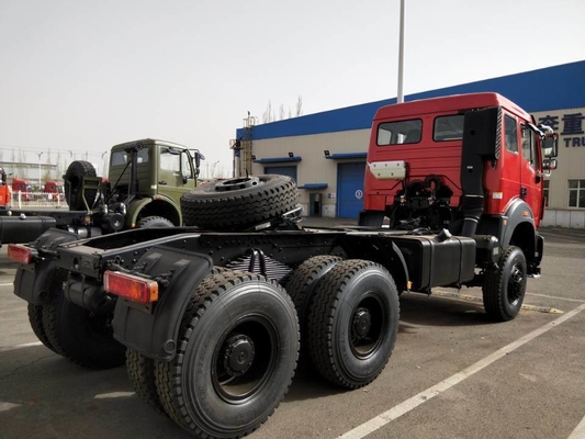 Tête de tracteur Beiben 6X4 3 essieux avec système de direction Zf8098 et boîte de vitesses rapide 12js200t