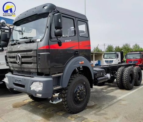Camion de chargement à décharge Beiben Camion tracteur 6X4 avec personnalisation du système de direction Zf8098