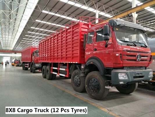 Camion de chargement à décharge Beiben Camion tracteur 6X4 avec personnalisation du système de direction Zf8098