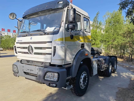 Beiben 430 HP 6X4 camion tracteur cinquième roue 90 direction simple pour le transport de marchandises lourdes