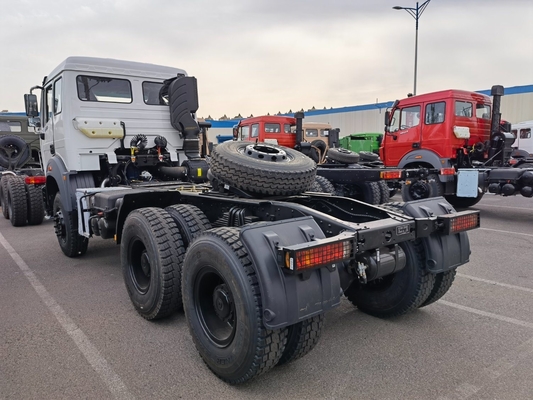 Beiben 430 HP 6X4 camion tracteur cinquième roue 90 direction simple pour le transport de marchandises lourdes