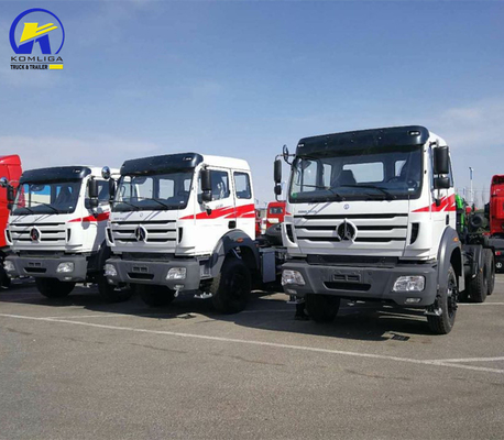 6X4 roue motrice North Benz Tracteur Tête de camion avec 400L aluminium alliage de carburant