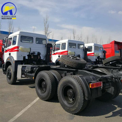 6X4 roue motrice North Benz Tracteur Tête de camion avec 400L aluminium alliage de carburant
