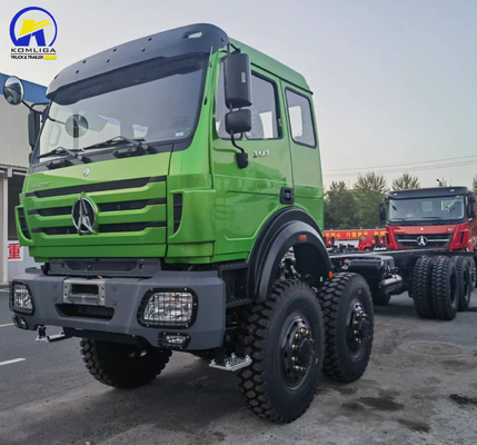 6X4 LHD Rhd Tracteur à cheval lourd avec cabine longue Ng80b et lit simple