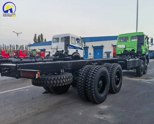 6X4 LHD Rhd Tracteur à cheval lourd avec cabine longue Ng80b et lit simple