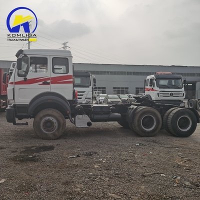 Beiben 6X4 10 roues utilisées Prime Mover Tracteur tête de camion avec système de direction Zf8098