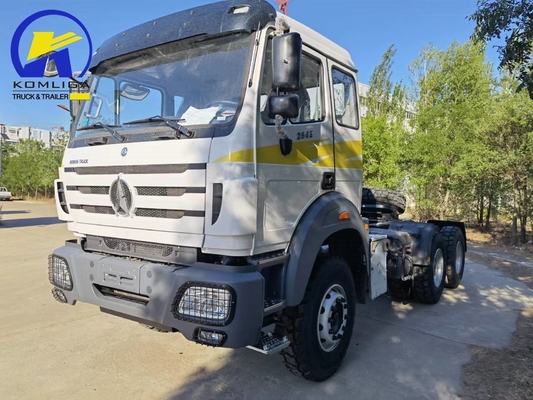 Camion-tracteur Beiben 10 roues, tête de remorque avec cabine longue Ng80b et monosouche