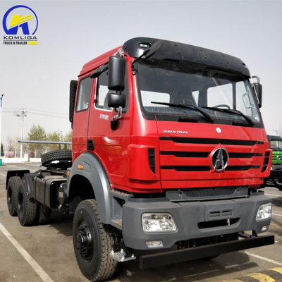Camion-tracteur Beiben 10 roues, tête de remorque avec cabine longue Ng80b et monosouche