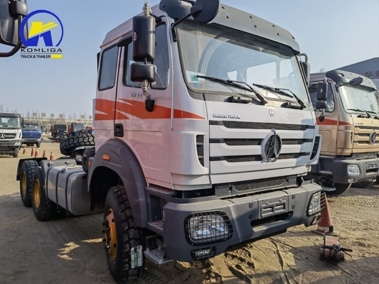 Camion-tracteur Beiben 10 roues, tête de remorque avec cabine longue Ng80b et monosouche