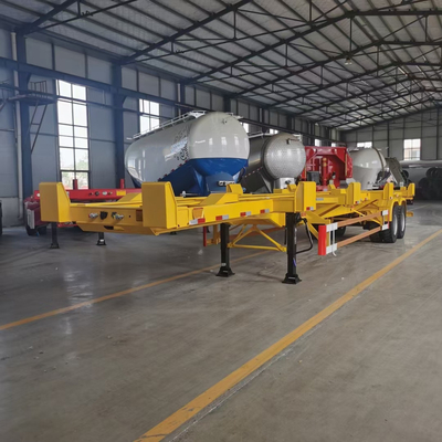40 tonnes 40 pieds conteneur de chargement facile livraison tri-essieux remorque squelettique Tare poids 6 tonnes