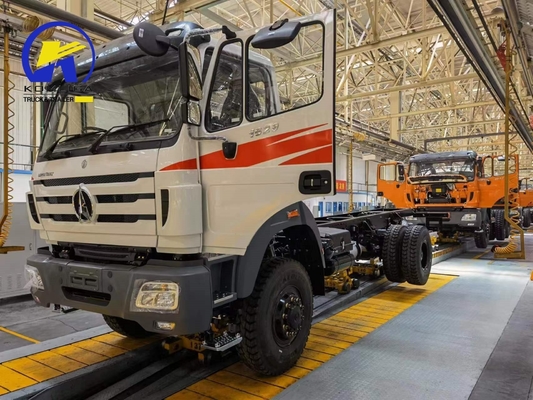 Camion-citerne à carburant en alliage d'aluminium de 400 litres Beiben lourd 6X4 420HP Chassis de camion de chargement