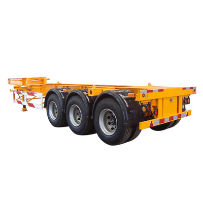 12 pneus tracteur de camion de transport squelettique pour le chassis de la remorque lourde au mieux