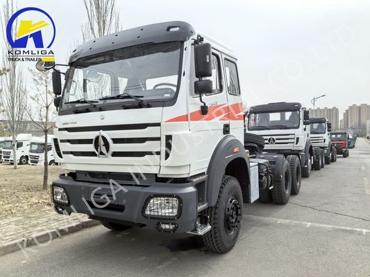 6X4 roue motrice 420HP Mercedes Tracteur Trailer Tête de camion au Congo 2024 Benz Beiben