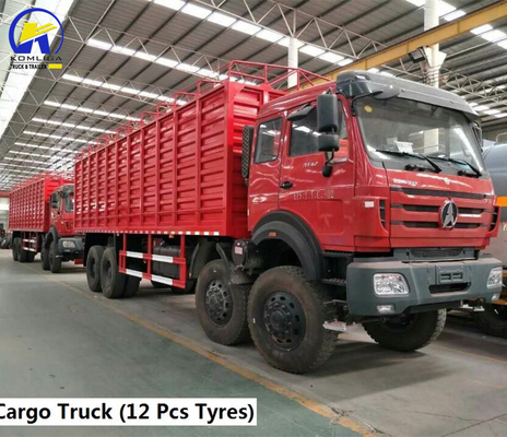 North Benz 8X8 Beiben 8X4 camion de fret avec personnalisation et système de direction Zf8098