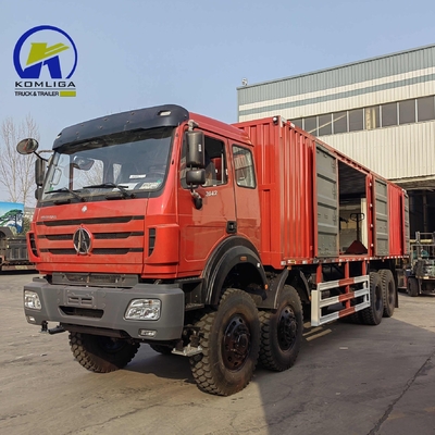 Camion Beiben d'occasion 6X4 8X4 8X8 10 roues 12 roues Cargo Tricycle Van style Box Cargo Truck