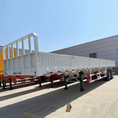 Petite remorque de charge utile de 40 tonnes à paroi latérale mini-cargo avec essieu de 13 t/16 t et serrure de conteneur