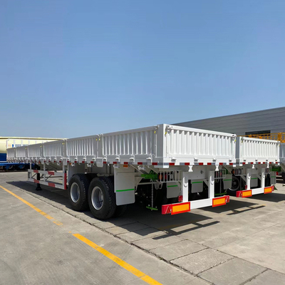 Petite remorque de charge utile de 40 tonnes à paroi latérale mini-cargo avec essieu de 13 t/16 t et serrure de conteneur