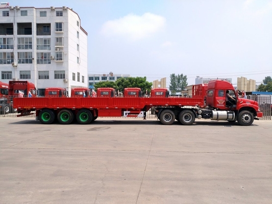 Trailer à trois essieux de 600 mm et 800 mm avec un poids approximatif de 6,7 tonnes