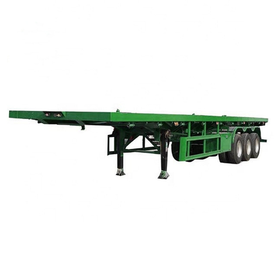 Semi-remorque à conteneur de 40 pieds de long avec un essieu de 13 tonnes/16 tonnes et une taille de 13000x2500x3900 mm