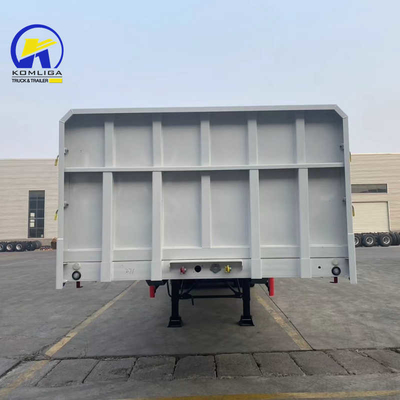 Jost 2,0 ou 3,5 pouces King Pin Fuwa 13t Heavy Duty Flatbed Cargo Trailer avec 12 pneus
