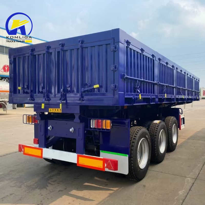 Camion semi-remorque lourd de 30 à 100 tonnes avec paroi latérale et boîte à outils à une pièce 1m * 0,5m * 0,5m