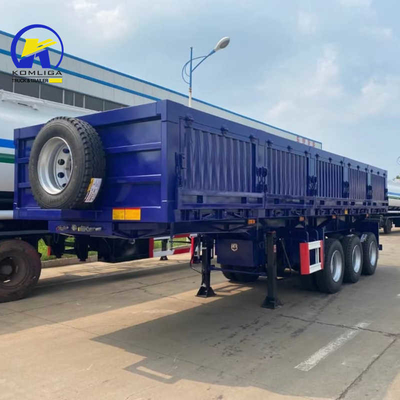 Camion semi-remorque lourd de 30 à 100 tonnes avec paroi latérale et boîte à outils à une pièce 1m * 0,5m * 0,5m