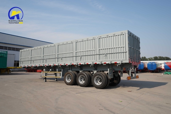 Camion semi-remorque lourd de 30 à 100 tonnes avec paroi latérale et boîte à outils à une pièce 1m * 0,5m * 0,5m