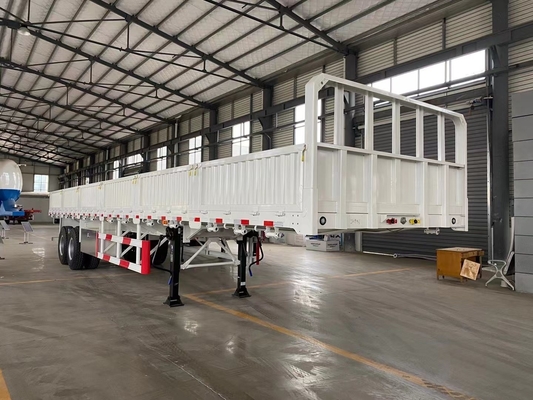3 essieux camion à paroi latérale semi-remorque camion avec une masse totale d'environ 6,7 T