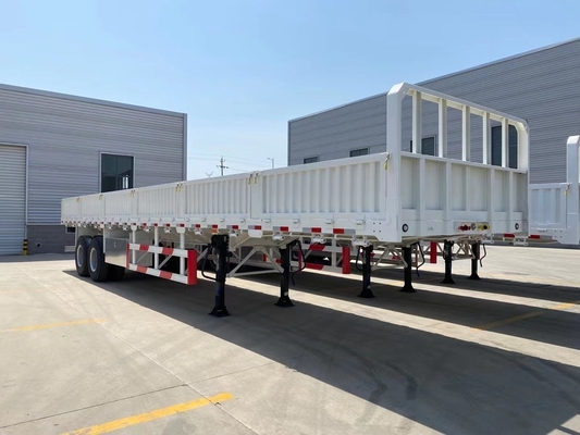 3 essieux camion à paroi latérale semi-remorque camion avec une masse totale d'environ 6,7 T