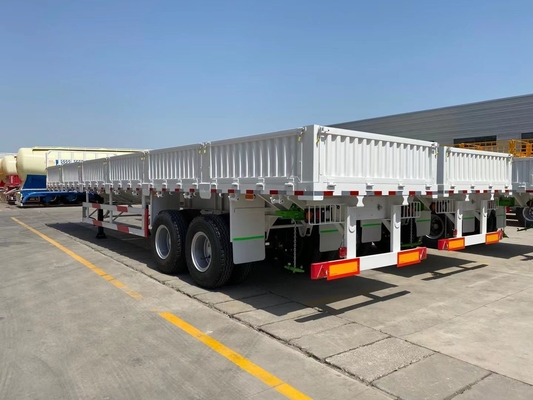 3 essieux camion à paroi latérale semi-remorque camion avec une masse totale d'environ 6,7 T