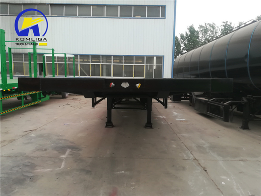 2 essieux semi-remorque à plat ABS Optionnel modèle de remorque 25FT Container Light