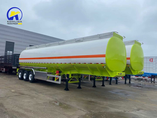 1820 mm de bande de roulement 3 essieux réservoir d'huile en aluminium au carbone 42000L 45000 litres de carburant