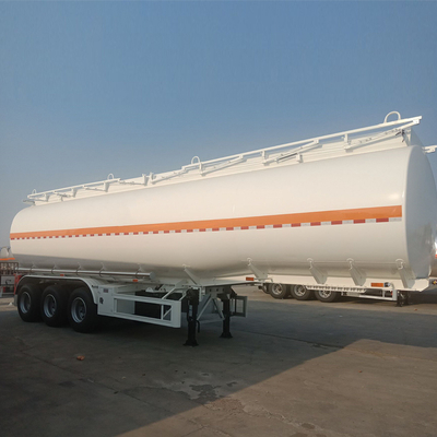 3 essieux 45000 litres réservoir de carburant remorque avec une capacité de charge de 50 tonnes et 12r22.5 pneus