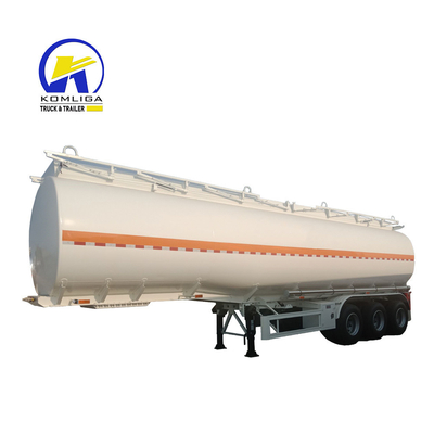 40000 42000 45000 Litres Camion-citerne à carburant en aluminium remorque avec vanne d'adaptateur API 4 &quot;