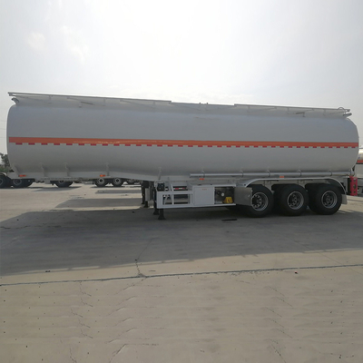 Tanker à carburant transport diesel essence liquide 3 essieux remorque à carburant lourd utilisée avec pneus