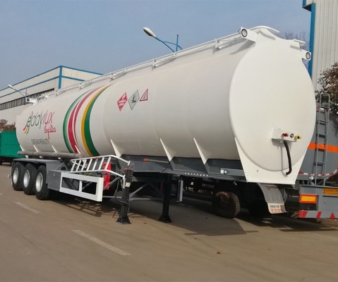 36000-42000 litres réservoir de carburant diesel remorque avec une manivelle et une clé de tête d'arbre